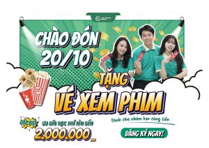 [SIÊU HOT] CHÀO ĐÓN 20.10 – SĂN NGAY “VÉ XEM PHIM CGV” KHI ĐĂNG KÝ HỌC THEO NHÓM TẠI NPC